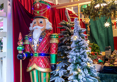 The Nutcracker on a Shop Window, Moscow, Russia