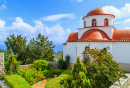 A View of a Church on a Greek Island