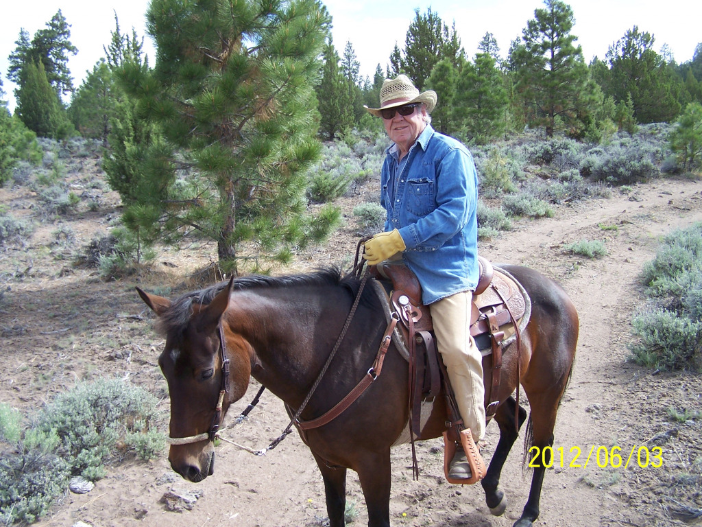 John on Cindy at Butte Sink jigsaw puzzle in Clarice Rinard puzzles on TheJigsawPuzzles.com