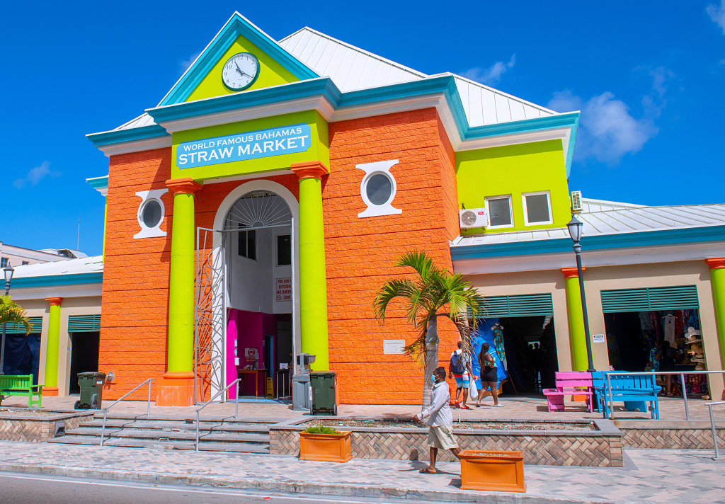 Nassau Strohmarkt auf New Providence Island jigsaw puzzle in Straßenansicht puzzles on TheJigsawPuzzles.com