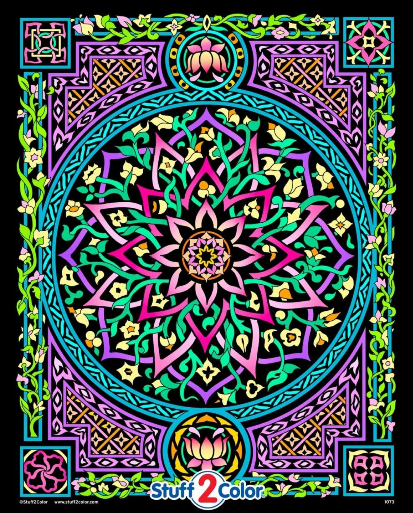 Colorful Mandala jigsaw puzzle in Keli Jones puzzles on TheJigsawPuzzles.com