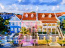 Multicolored Homes, Curacao, Caribbean