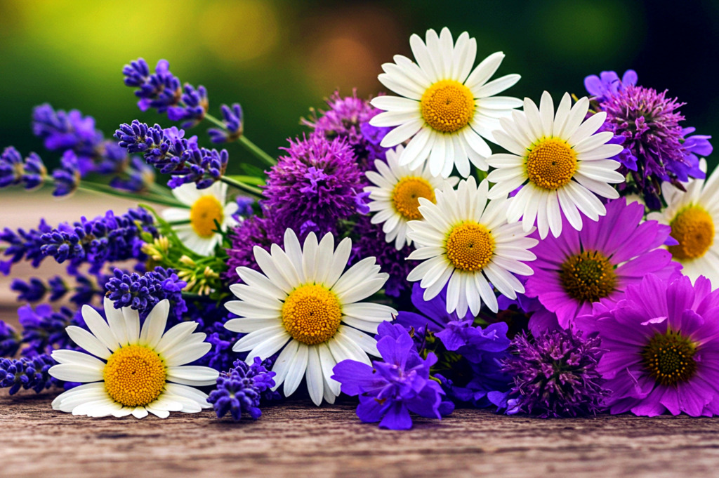 Ein natürlicher und duftender Strauß jigsaw puzzle in Blumen puzzles on TheJigsawPuzzles.com