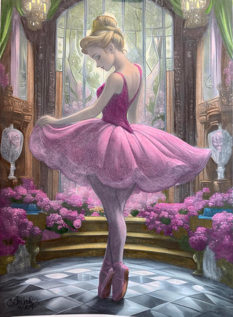 Ballarina jigsaw puzzle in Linda McGuire puzzles on TheJigsawPuzzles.com