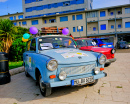 Two Vintage Blue Trabant 601 Universal