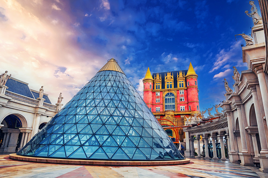 Ba Na Hills Park, Da Nang, Vietnam jigsaw puzzle in Schlösser puzzles on TheJigsawPuzzles.com