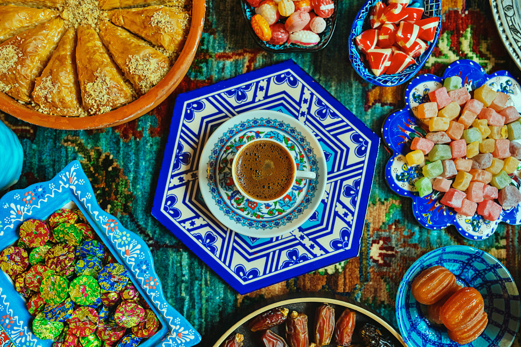 Traditional Ottoman Desserts jigsaw puzzle in Food & Bakery puzzles on TheJigsawPuzzles.com