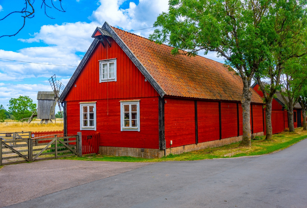 Ölands Museum Himmelsberga, Schweden jigsaw puzzle in Straßenansicht puzzles on TheJigsawPuzzles.com