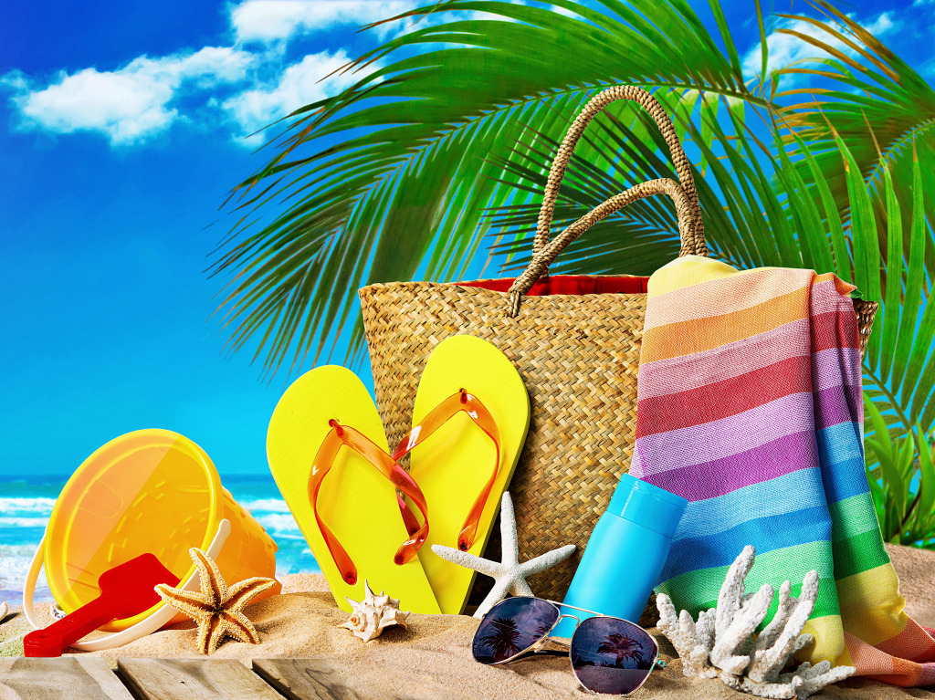 Tropischer Sommerurlaub jigsaw puzzle in Makro puzzles on TheJigsawPuzzles.com