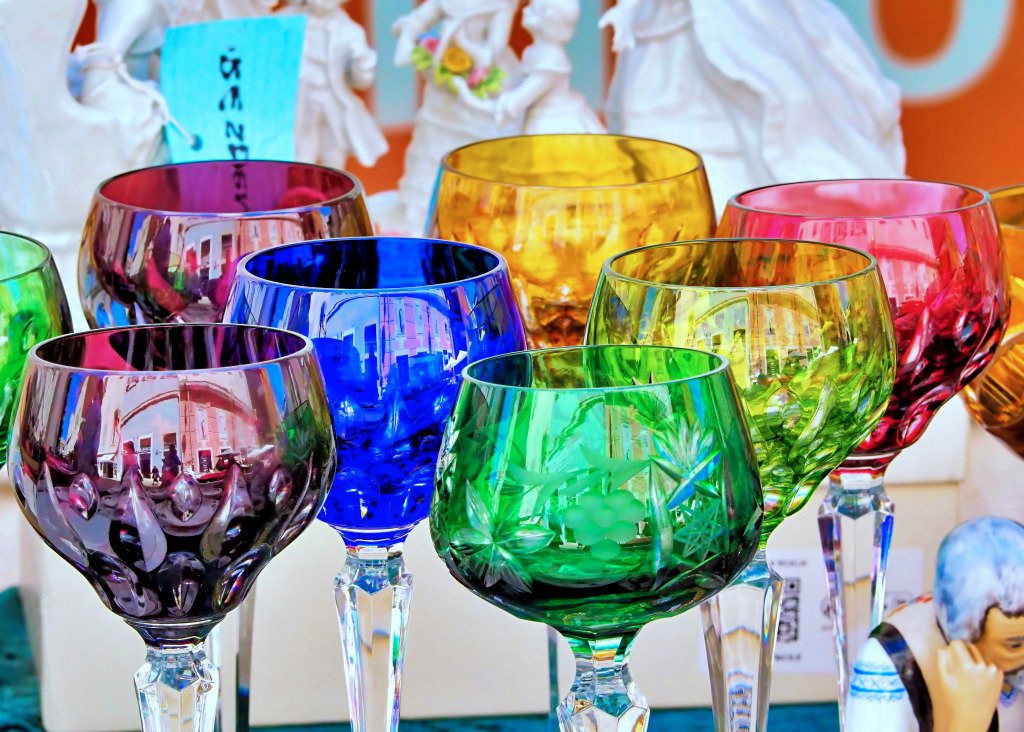 Vividly Colored Goblets jigsaw puzzle in Macro puzzles on TheJigsawPuzzles.com