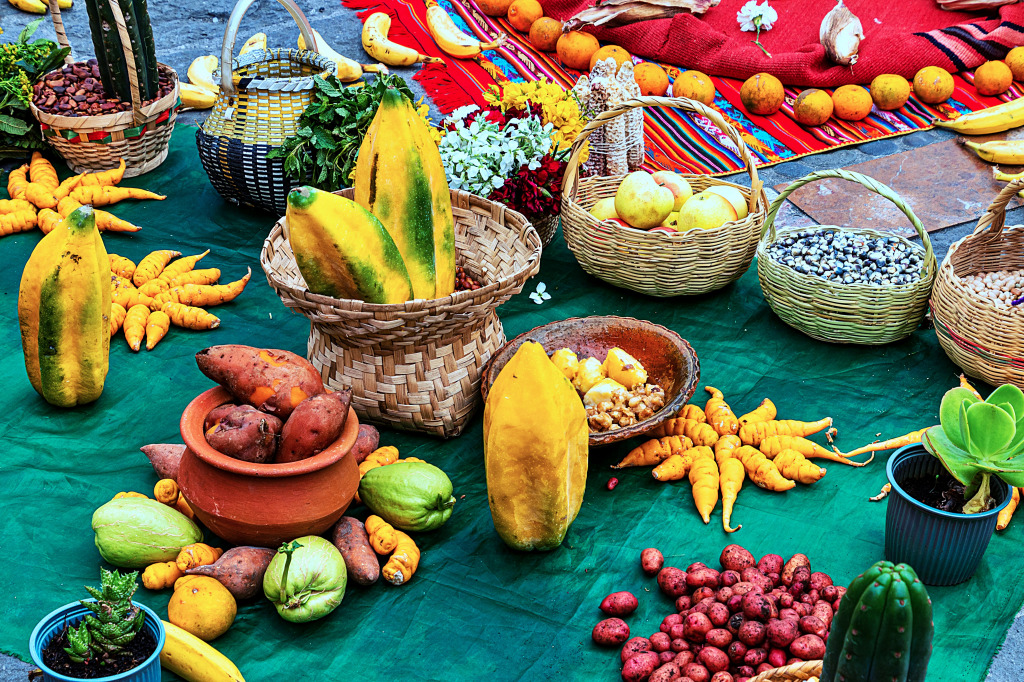 Anden-Spirituelle Zeremonie Chakana, Ecuador jigsaw puzzle in Obst & Gemüse puzzles on TheJigsawPuzzles.com