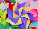 Multicolored Pinwheels