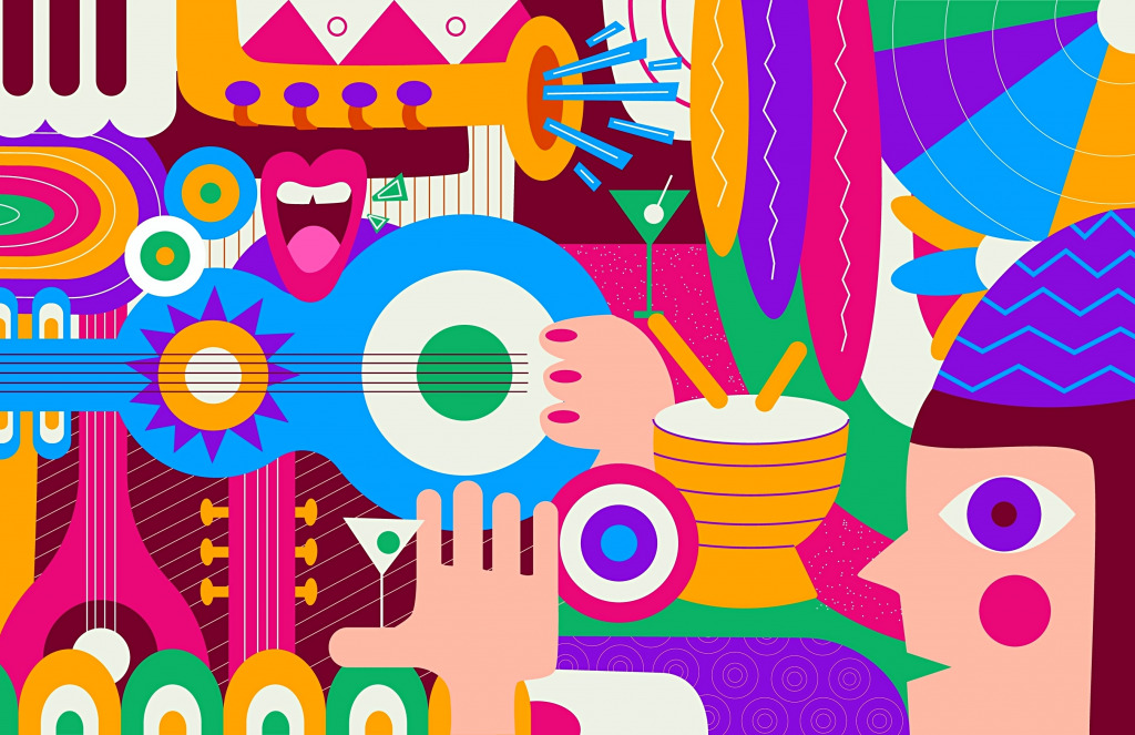 Geometric Art jigsaw puzzle in Kids Puzzles puzzles on TheJigsawPuzzles.com