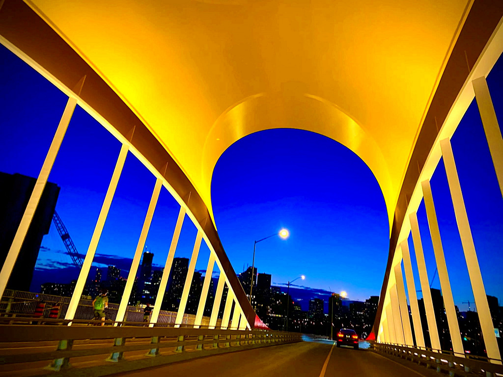 Ponte Norte da Rua Cherry, Toronto jigsaw puzzle in Pontes puzzles on TheJigsawPuzzles.com