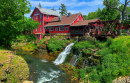Historic Gristmill in Clifton, Ohio, USA