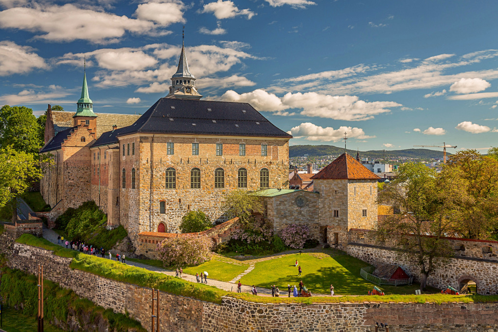 Akershus Fortress, Oslo, Norway jigsaw puzzle in Castles puzzles on TheJigsawPuzzles.com