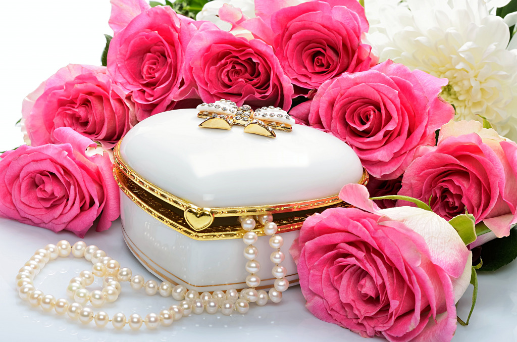 Presentes de Dia dos Namorados jigsaw puzzle in Dia dos Namorados puzzles on TheJigsawPuzzles.com