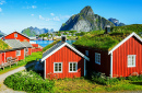Village On Moskenesoya Island, Norway