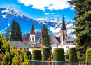 The Picturesque Town of Interlaken, Switzerland