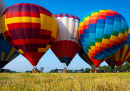 Hot Air Balloons Taking Off