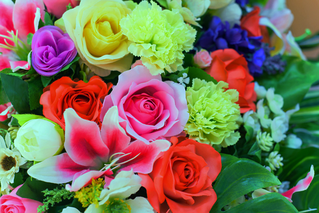 Wedding Flowers jigsaw puzzle in Flowers puzzles on TheJigsawPuzzles.com