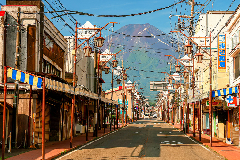 Shimoyoshida, Fujiyoshida, Japan jigsaw puzzle in Straßenansicht puzzles on TheJigsawPuzzles.com