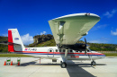 Winair Plane in Saint Barthelemy Airport