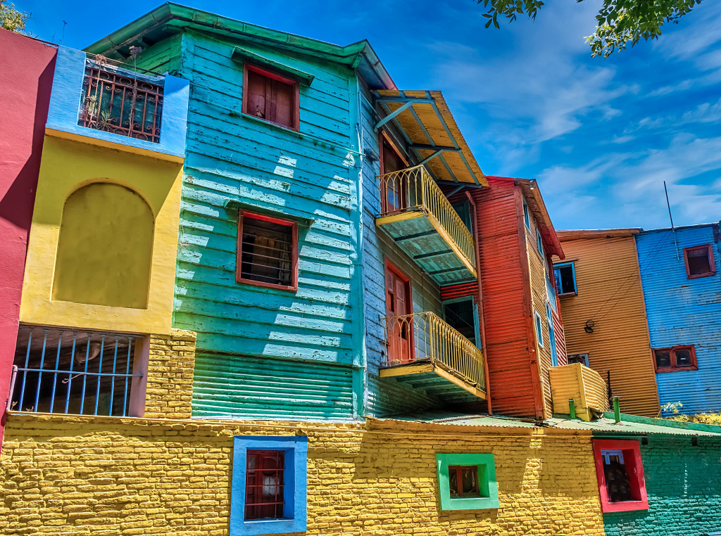 Caminto Street in La Boca, Buenos Aires, Argentina jigsaw puzzle in Puzzle of the Day puzzles on TheJigsawPuzzles.com