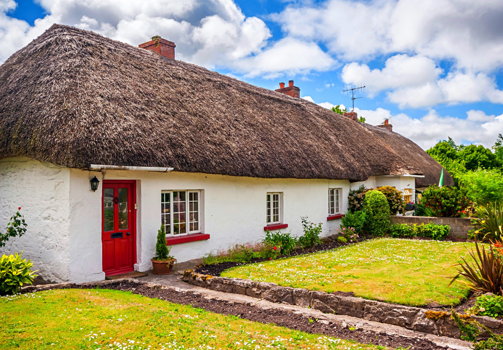Village of Adare, Ireland jigsaw puzzle in Street View puzzles on TheJigsawPuzzles.com