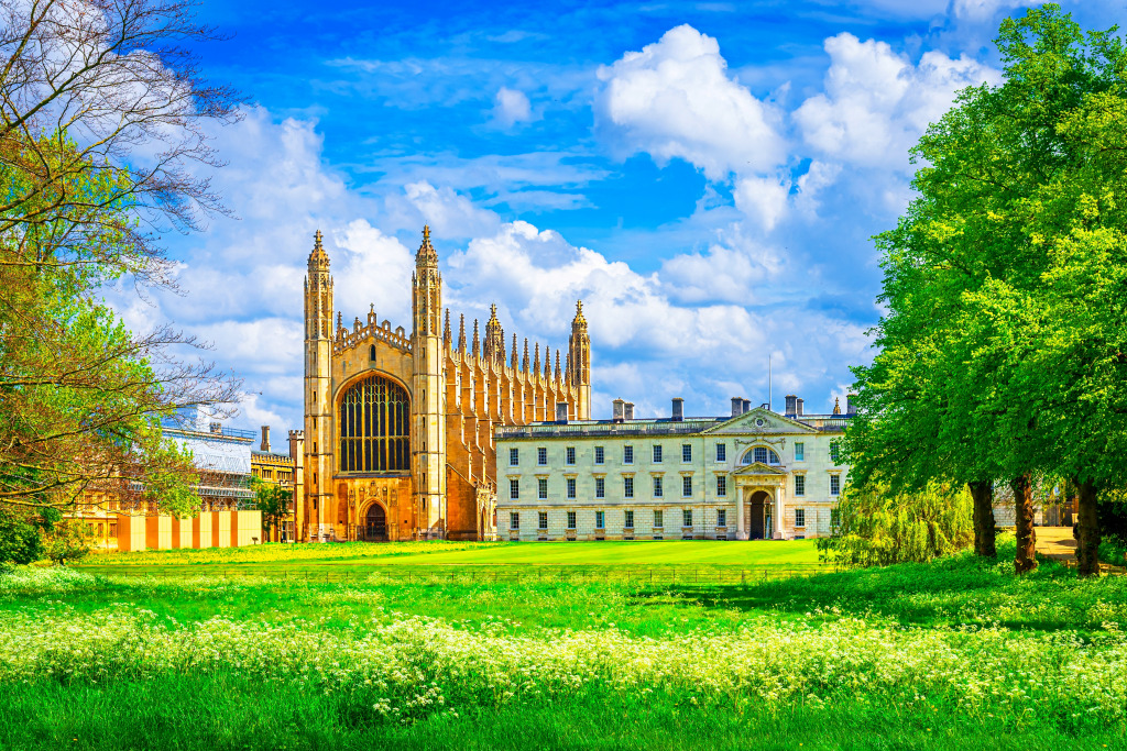 Capela do King's College, Cambridge, Inglaterra, Reino Unido jigsaw puzzle in Castelos puzzles on TheJigsawPuzzles.com