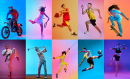 A Colorful Mosaic of Various Sports
