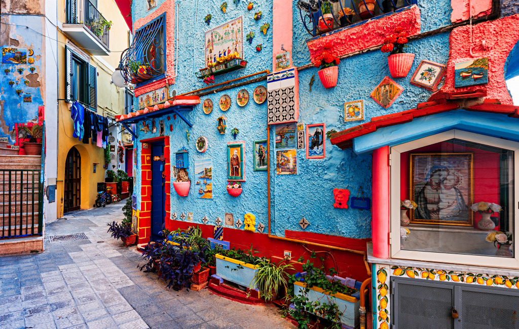 Vietri Sul Mare, Amalfiküste, Italien jigsaw puzzle in Straßenansicht puzzles on TheJigsawPuzzles.com