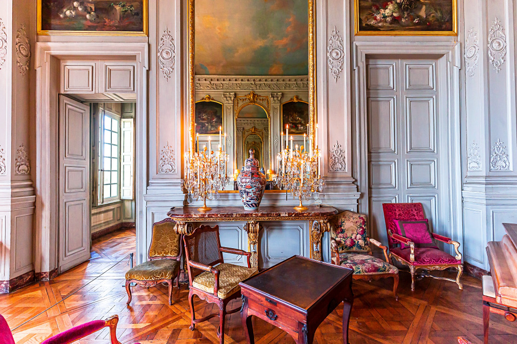 Intérieurs du château de Champs-sur-Marne jigsaw puzzle in Châteaux puzzles on TheJigsawPuzzles.com