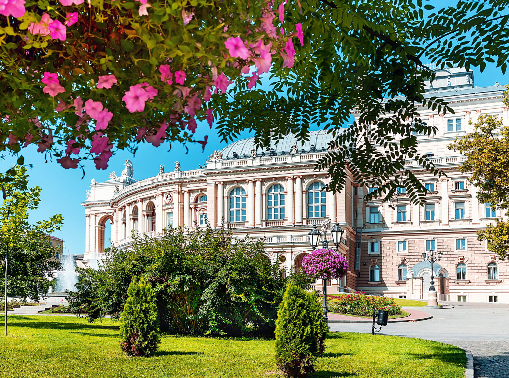 Odesa Oper und Balletttheater, Ukraine jigsaw puzzle in Schlösser puzzles on TheJigsawPuzzles.com