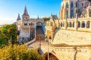 Fisherman's Bastion at Sunrise, Budapest, Hungary