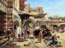1887 Market in Jaffa by Gustav Bauernfeind