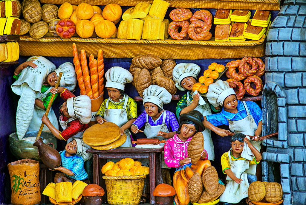 Peruanisches Holzhandwerk in Lima, Peru jigsaw puzzle in Puzzle des Tages puzzles on TheJigsawPuzzles.com