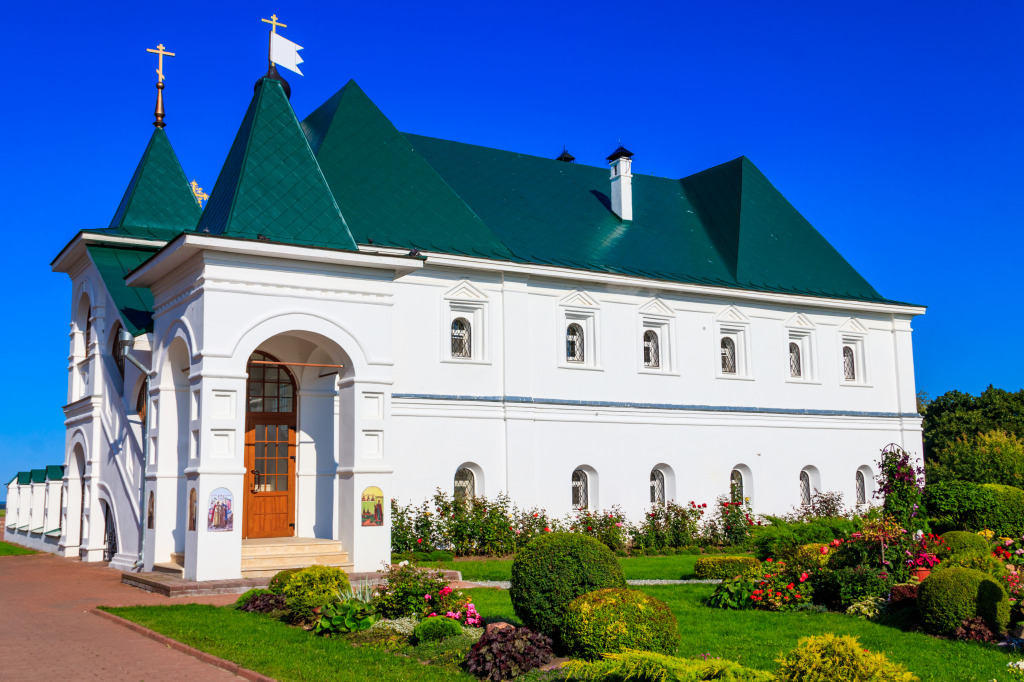 Kloster des Heiligen Basilius von Rjasan, Murom, Russland jigsaw puzzle in Schlösser puzzles on TheJigsawPuzzles.com