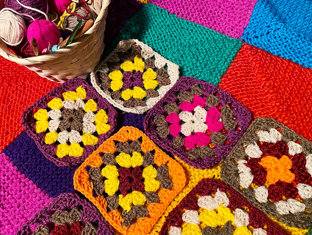 Crochet Granny Squares jigsaw puzzle in Handmade puzzles on TheJigsawPuzzles.com