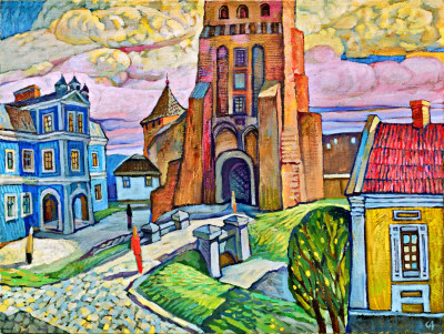 Old Castle on a Square