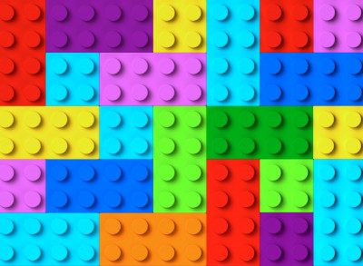 Multicolored Building Bricks