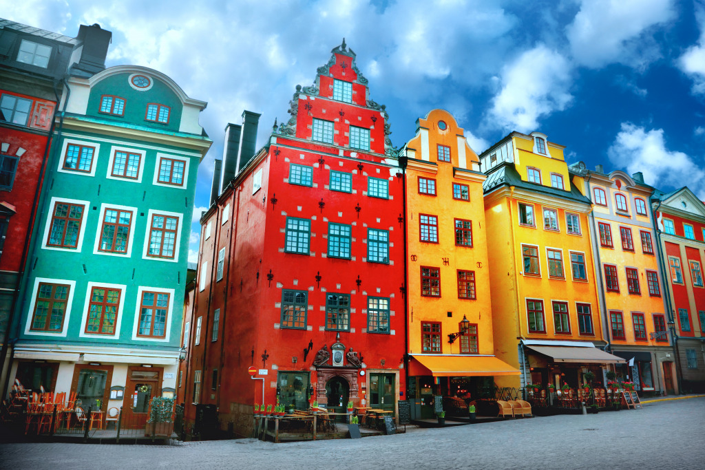 Estocolmo jigsaw puzzle in Quebra-Cabeça do Dia puzzles on TheJigsawPuzzles.com