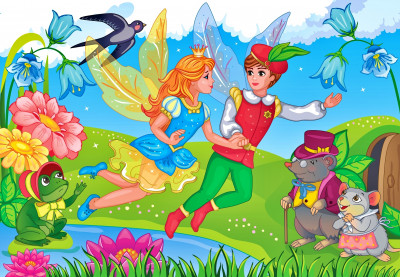 Thumbelina and the Flower-Fairy Prince