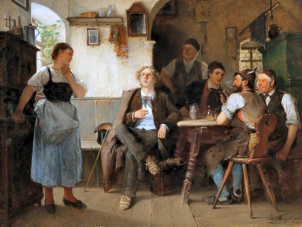 A Visita do Estudante jigsaw puzzle in Obras de Arte puzzles on TheJigsawPuzzles.com