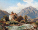 Forst Castle on the Adige River near Merano