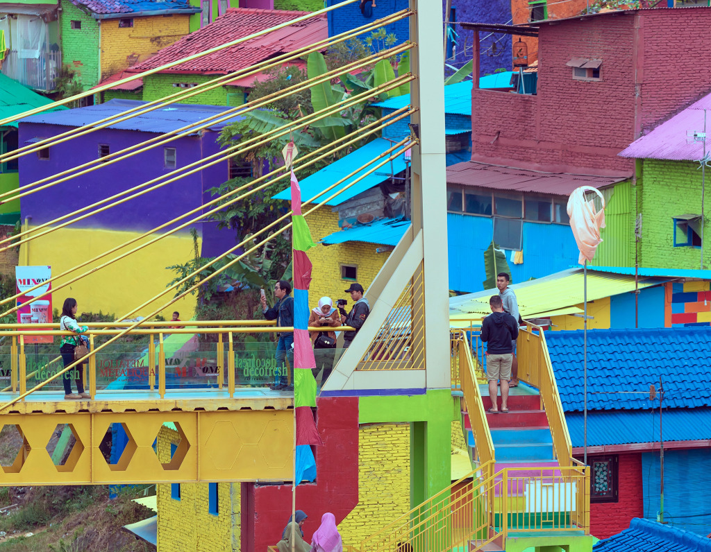 Мост в Джодипане, Маланг, Индонезия jigsaw puzzle in Мосты puzzles on TheJigsawPuzzles.com