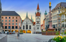 Historic Town Hall in Munich, Germany