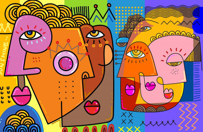 Modern Abstract Portrait