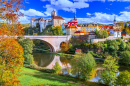 Charming View of the Old Town of Loket, Czechia