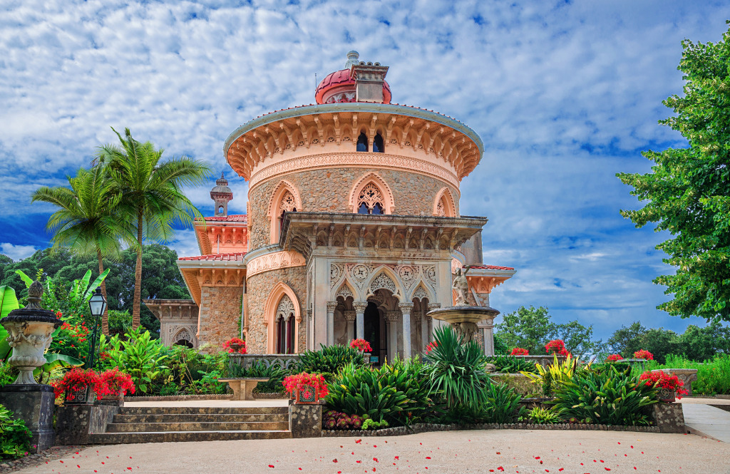 Дворец Монсеррате в Синтре, Португалия jigsaw puzzle in Замки puzzles on TheJigsawPuzzles.com